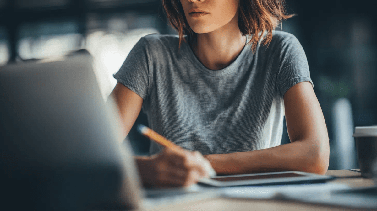 Team collaborating in modern office